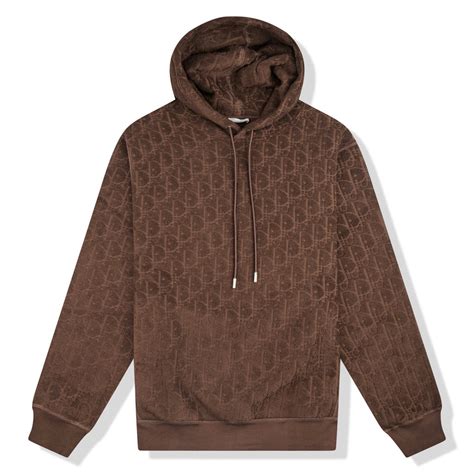 dior hoodie brown|christian Dior hoodie for sale.